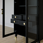 Дизайнерский шкаф витрина Elsa Dreams Black с 4-мя ящиками варинант исполнения - 8 | Loft Concept в Краснодаре