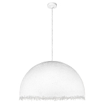 Подвесной светильник в форме купола белого цвета с ажурной бахромой Tactile Line варинант исполнения - 2 | Loft Concept в Краснодаре