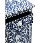 Комод инкрустация костью ORIENTAL Indian синий орнамент варинант исполнения - 6 | Loft Concept в Краснодаре