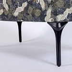 Банкетка с принтом из журавлей Crane варинант исполнения - 4 | Loft Concept в Краснодаре