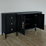 Большой Комод-буфет Elsa Dreams Black с ящиками варинант исполнения - 5 | Loft Concept в Краснодаре