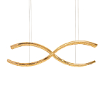 Люстра волнистой формы с фактурным хрустальным плафоном Light Delight варинант исполнения - 7 | Loft Concept в Краснодаре