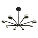 Люстра черного цвета на штанге Noir Supernova варинант исполнения - 4 | Loft Concept в Краснодаре