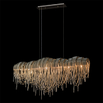 Люстра подвесная с металлическими дугами и длинными цепочками 115 см Atlantis Chain варинант исполнения - 10 | Loft Concept в Краснодаре