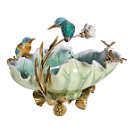 Чаша в виде листка лотоса с птицами Eden Garden варинант исполнения - 2 | Loft Concept в Краснодаре