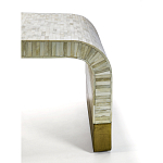 Стол журнальный Белый  BONE INLAY SIDE TABLE-Cream варинант исполнения - 3 | Loft Concept в Краснодаре