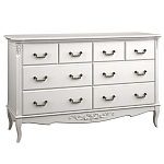 Комод белый из массива бука в стиле прованс White Provence варинант исполнения - 1 | Loft Concept в Краснодаре