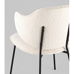 Стул Bellamy букле молочный варинант исполнения - 3 | Loft Concept в Краснодаре