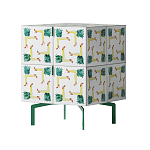 Тумба  с рисунком ShortT Pina Colada Green варинант исполнения - 2 | Loft Concept в Краснодаре