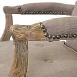 Кресло Aubrey Classical Armchair brown flax варинант исполнения - 4 | Loft Concept в Краснодаре