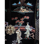 Шкаф черный в китайском стиле  Chinese Cabinet Black варинант исполнения - 2 | Loft Concept в Краснодаре