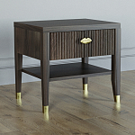 Прикроватная тумбочка с ящиком Elsa Dreams Walnut варинант исполнения - 1 | Loft Concept в Краснодаре