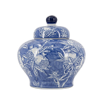 Ваза с крышкой в китайском стиле Гранатовое дерево Blooming Pomegranate варинант исполнения - 9 | Loft Concept в Краснодаре