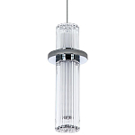 Подвесной светильник хром Odile Acrylic Tube Hanging Lamp Chrome варинант исполнения - 1 | Loft Concept в Краснодаре