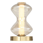 Настольная лампа светодиодная с волнообразным стеклянным плафоном Amphora of Light варинант исполнения - 3 | Loft Concept в Краснодаре