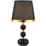 Настольная лампа с абажуром Altera Lampshade Black Gold Table Lamp варинант исполнения - 1 | Loft Concept в Краснодаре