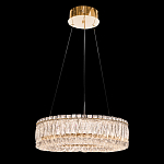 Люстра подвесная круглая из прозрачного хрусталя с золотым корпусом Selfsufficient варинант исполнения - 2 | Loft Concept в Краснодаре