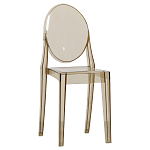 Прозрачный стул с янтарным оттенком LOUIS GHOST CHAIR варинант исполнения - 1 | Loft Concept в Краснодаре