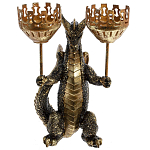 Подсвечник в виде дракона Dragon with Two Candlesticks варинант исполнения - 9 | Loft Concept в Краснодаре