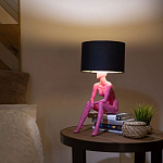 Настольная лампа TERRAMI с абажуром варинант исполнения - 11 | Loft Concept в Краснодаре