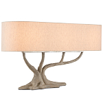 Настольная лампа с корпусом в виде дерева Gray Concrete Trunk варинант исполнения - 2 | Loft Concept в Краснодаре