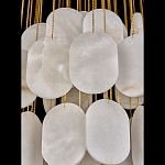 Люстра с овальными подвесками из натурального камня Spatial Composition варинант исполнения - 5 | Loft Concept в Краснодаре