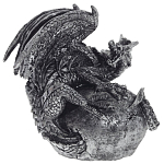 Декоративная статуэтка Дракон Silver Dragon Statuette варинант исполнения - 1 | Loft Concept в Краснодаре