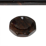 Настольный письменный набор с часами из природного камня обсидиана  Gift for Manager варинант исполнения - 6 | Loft Concept в Краснодаре