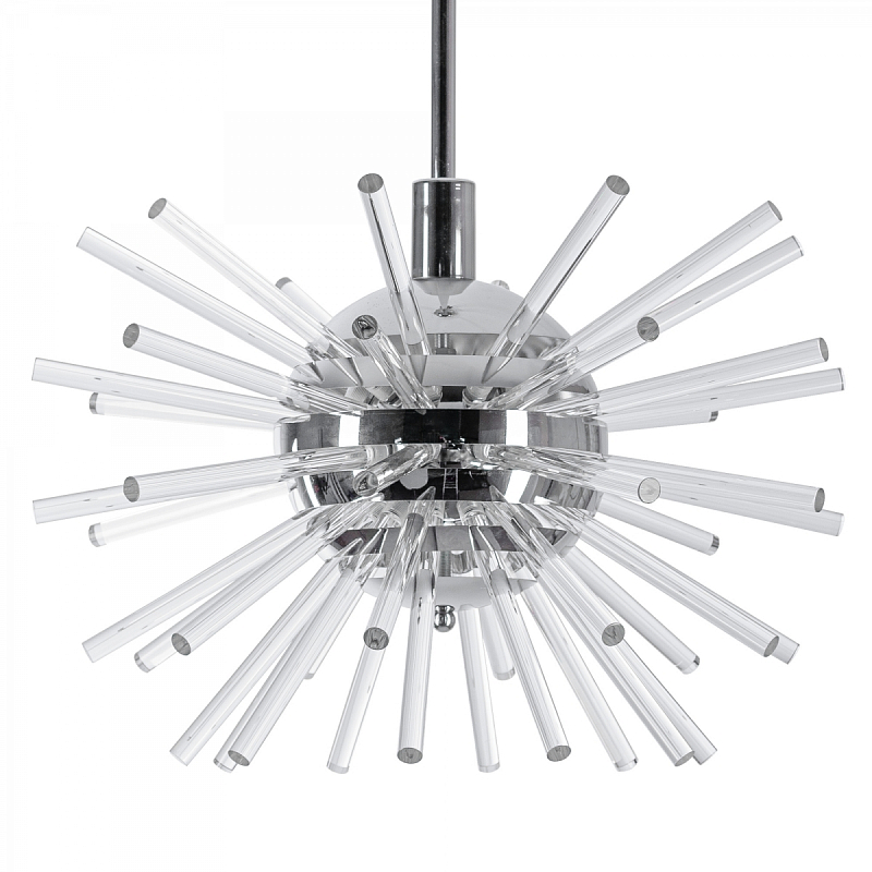 Bakalowits Miracle Sputnik Chandelier with Crystal Glass Rods Хром Прозрачное Стекло в Краснодаре | Loft Concept 