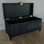 Большой дизайнерский Сундук Elsa Dreams Black варинант исполнения - 2 | Loft Concept в Краснодаре