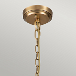 Люстра цвета латунь с 5-ю цилиндрическими плафонами из прозрачного пузырчатого стекла Kichler варинант исполнения - 6 | Loft Concept в Краснодаре