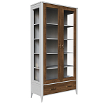 Витрина из массива бука двухдверная Tasteful Furniture варинант исполнения - 1 | Loft Concept в Краснодаре