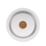 Встраиваемый спот светодиодный белого цвета круглой формы из металла Pure Circle  варинант исполнения - 2 | Loft Concept в Краснодаре