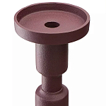 Подсвечник фигурный сливовый Bright Accent 35 см варинант исполнения - 2 | Loft Concept в Краснодаре