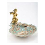 Блюдо с бронзовым ангелом Porcelain Angels of Paradise варинант исполнения - 2 | Loft Concept в Краснодаре