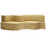 Дизайнерский модульный диван волнистой формы с цветным принтом Poltronova Superonda Sofa варинант исполнения - 3 | Loft Concept в Краснодаре