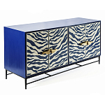 Буфет в гостиную с инкрустацией Bone Inlay Deco Sideboard - Orleans ZEBRA варинант исполнения - 1 | Loft Concept в Краснодаре