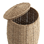 Корзина с крышкой из камыша Chane Wicker Basket варинант исполнения - 3 | Loft Concept в Краснодаре