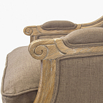 Кресло William Classical Armchair brown flax варинант исполнения - 4 | Loft Concept в Краснодаре