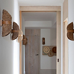 Бра плетеное из ротанга Chainmail варинант исполнения - 3 | Loft Concept в Краснодаре