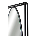 Зеркало овальное в металлической оправе в стиле лофт Urban Style Space варинант исполнения - 3 | Loft Concept в Краснодаре