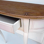 Деревянная консоль с ящиком в стиле прованс Montmartre Provence Connsole Table варинант исполнения - 3 | Loft Concept в Краснодаре
