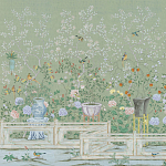 Обои ручная роспись Temple Newsam Mercury Grey варинант исполнения - 1 | Loft Concept в Краснодаре