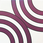 Дизайнерская плитка с узором Мишень варинант исполнения - 2 | Loft Concept в Краснодаре