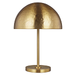 Настольная лампа с полусферическим абажуром золотого цвета Generation Lighting варинант исполнения - 1 | Loft Concept в Краснодаре