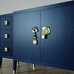 Большой Комод-буфет Elsa Dreams Blue с ящиками варинант исполнения - 2 | Loft Concept в Краснодаре