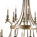 Люстра большая двухъярусная на 30 ламп Grand Chandelier варинант исполнения - 1 | Loft Concept в Краснодаре