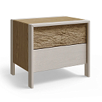 Тумба 2 ящика с подсветкой на рельефном фасаде Warm Industrial варинант исполнения - 7 | Loft Concept в Краснодаре