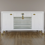 Комод-буфет Elsa Dreams White с открытыми полками   варинант исполнения - 4 | Loft Concept в Краснодаре