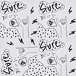 Плитка с узором Граффити 3 варинант исполнения - 1 | Loft Concept в Краснодаре